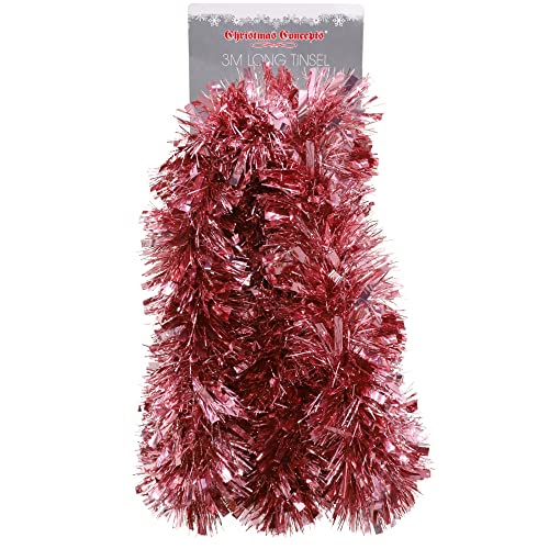 Christmas Concepts® 3m / 9.8ft Klobig/Feines Weihnachtslametta -...