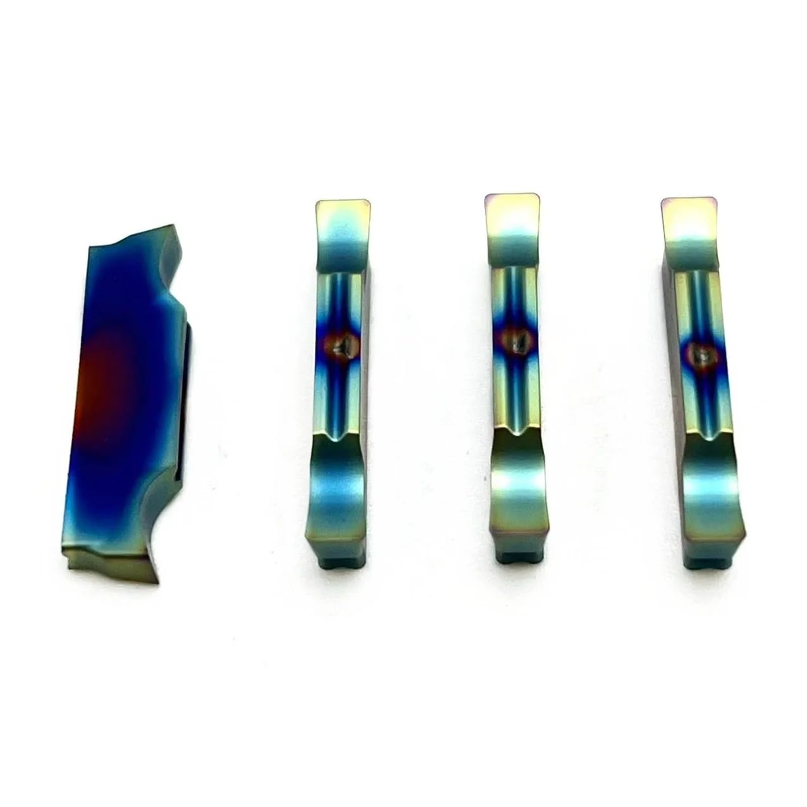 Outil De Tour À Lame En Acier Trempé, Alliage CNC Bleu, 10 Pièces(MGGN300-JM KT7030)