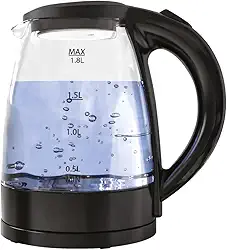 Jarra elétrica de vidro/inox Brusque 1.8L 220V 1500W Led Colors