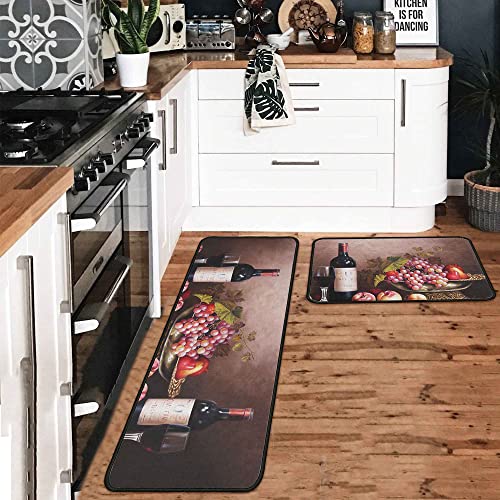Kukli Kitchen KITCHENMATS Wine Themed Kitchen Rugs And Mats Non Skid Washable Absorbent Stain Resistant,Durable And Easy To Clean thumb #8