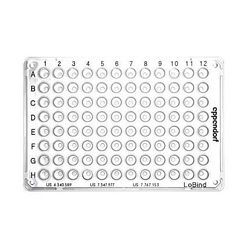 Eppendorf Twin.tec PCR Plates; 96-Well LoBind; Skirted; Red; Pack of 25