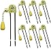 RUNCCI-YUN 6Pcs Pull Switch Home Fan Lampe Wandleuchte Ersatz Pull Chain Cord Switch Zugschalter Seilschalter für Ventilator Lampe