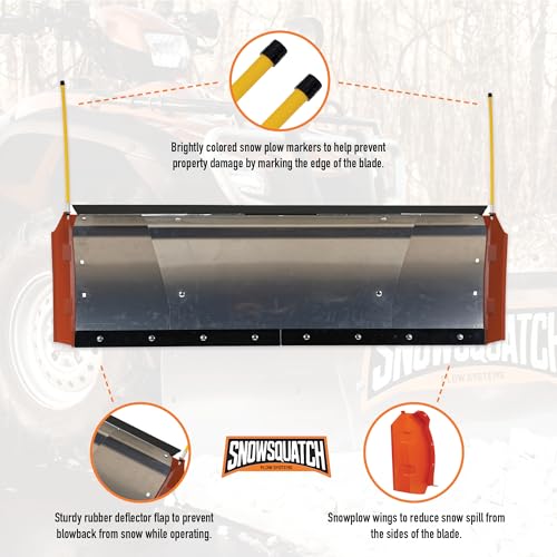 SNOWSQUATCH Deluxe Aluminum ATV Plow