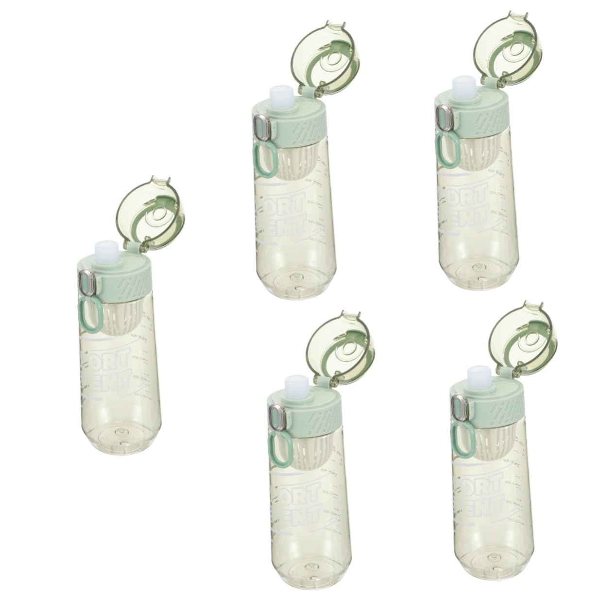 Abaodam Copa Deportiva Botellas de Agua Botella derramada Botella de Agua Deportiva de Gran Capacidad Botella de Agua portátil al Aire Ordenador Personal Reutilizable