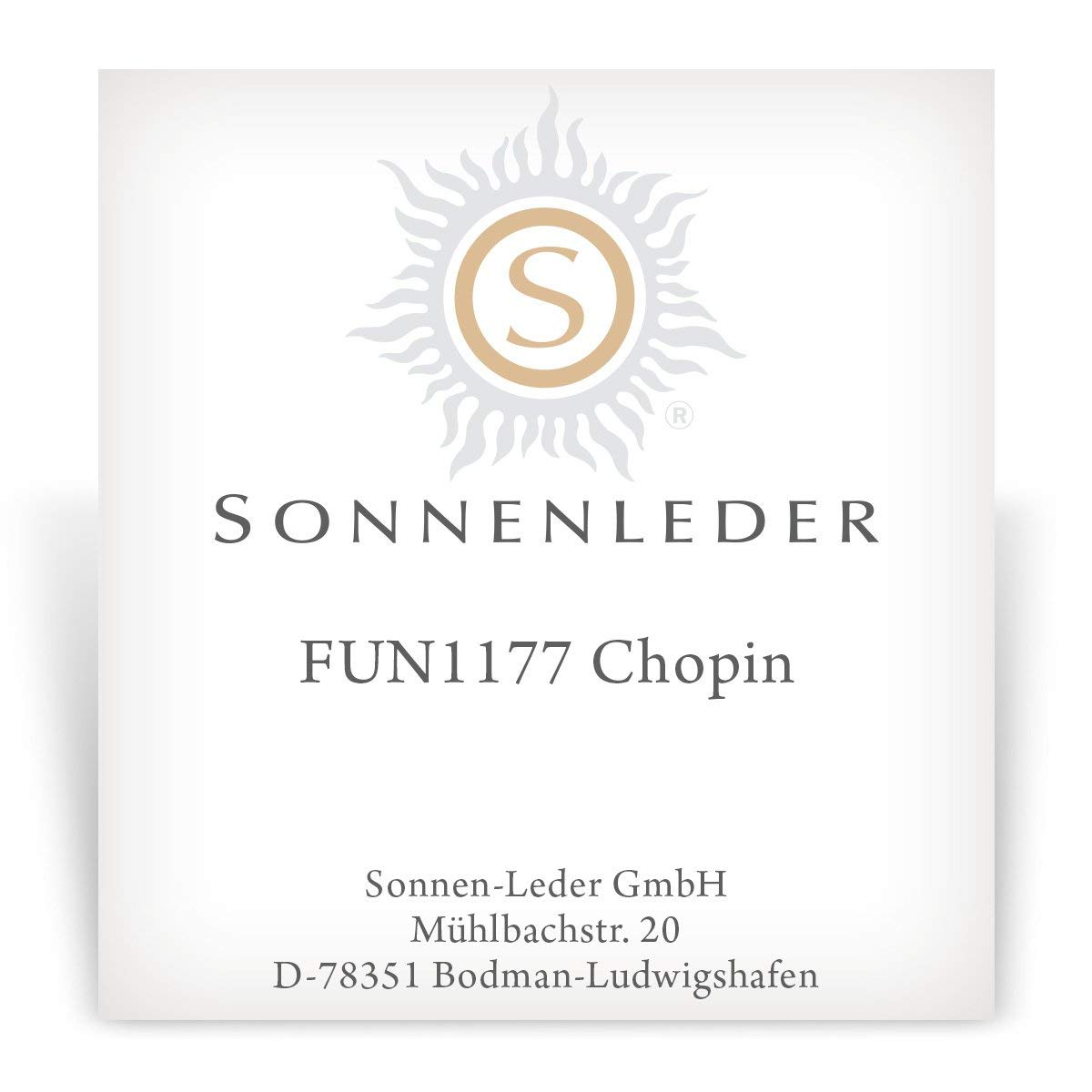Sonnenleder - hochwertiges Schlüsseletui "Chopin" Farbe: Mocca *Echtes Leder*