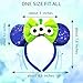 Prunend Alien Mouse Ears Headband: Green Sequin ET Bow Headwear, Gilltering Festival Hair Band for Women Men Halloween Party Decoration Photography Fashion Park Trip