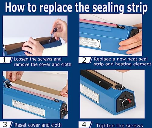 Yeler 12 Inch Impulse Heat Sealer Impulse Bag Sealer thumb #4