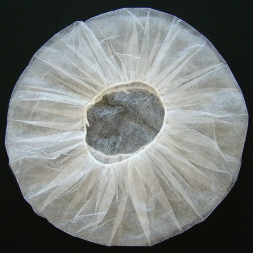 Disposable, Bouffant Cap, White, 100 pcs