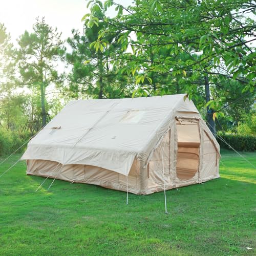Carpa Inflable Nice C para Camping de 12 Personas Beige miniatura 2
