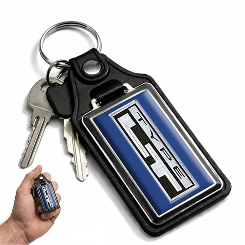 Image of Brotherhood Car Key Chain for Camaro - Classic Models Keychain for Men and Women Gift Key Ring - Dark Blue - Type LT
