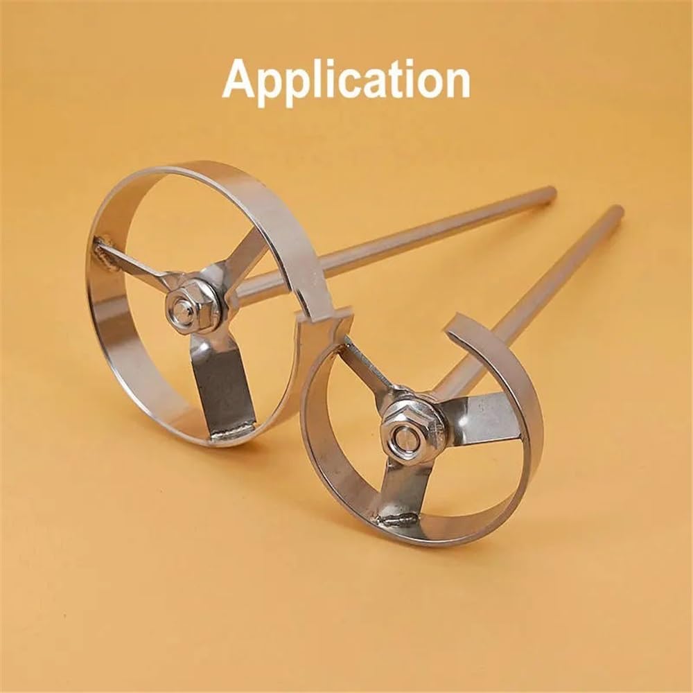Accessoires pour tiges d'agitation de laboratoire Tige et lame d'agitation de laboratoire en acier inoxydable 304, 8x200-500mm OD50-100mm(OD100mm type-1)