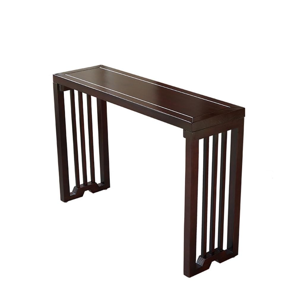 ENGENDER Console Tables Chinese Style Entrance Table Foyer Entry Solid Wood Cabinet Against The Wall Bar Offering Partition Several Tables(140 * 35 * 80cm)