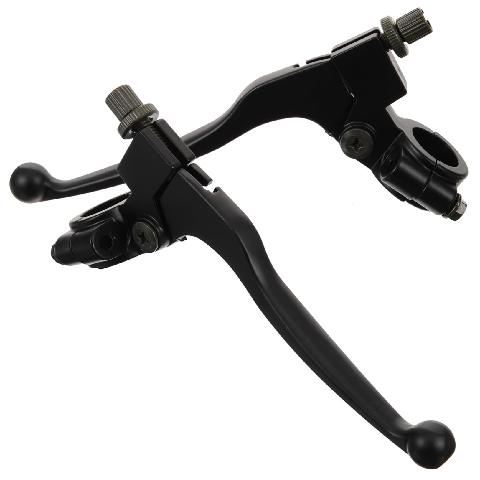 Zerodeko 5 Paare Motorradgriffhalter Griffe motorrad werkzeuge handhaben Griff Bremshebel Ersatzteile Motorradzubehör Motorradteile Universeller Griff vorne Bremshebel Plastik Schwarz