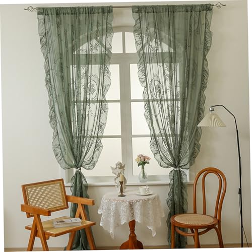 Rideaux en dentelle 55 x 79 pouces pour sublimer la lumière du salon