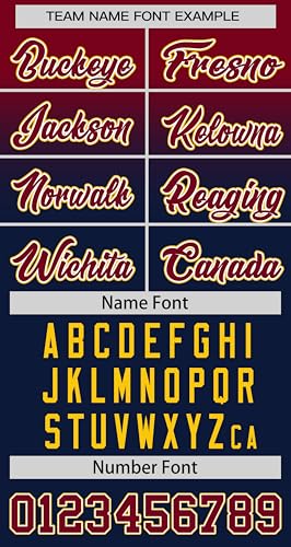 Camiseta de béisbol personalizada con degradado, abotonada, con nombre y número para hombres, mujeres y jóvenes miniatura 5