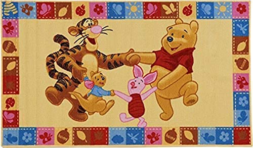 ABC Teppich Winnie & Friends beige 80 x 140 cm