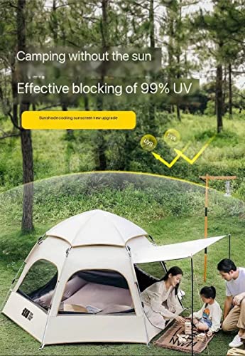 Tienda de campaña portátil plegable para camping miniatura 6