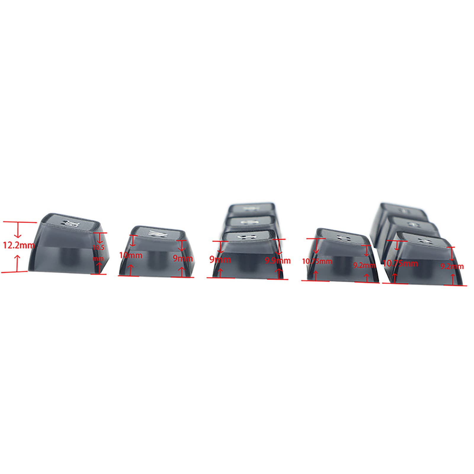 Podświetlenie RGB Ema Profile Double-Shot Keycaps 9 do akcesoriów klawiszowych do klawiatury D