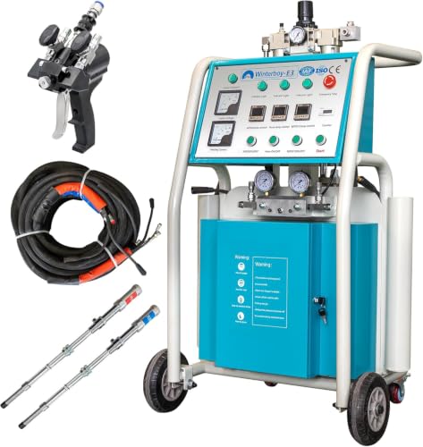 MMS 7.5KW Pneumatic Spray Machine 220V Foam Spraying Polyurethane Coating Sprayer for Thermal Insulation Applications (Not for Polyurea) E3