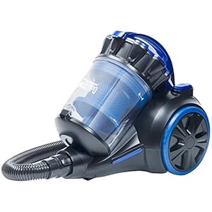 Bestron Zakloze multi-cilinder stofzuiger Multipo Plus, Aktrionstraal: 7 m, capaciteit: 2 l, 700 watt, zwart/blauw