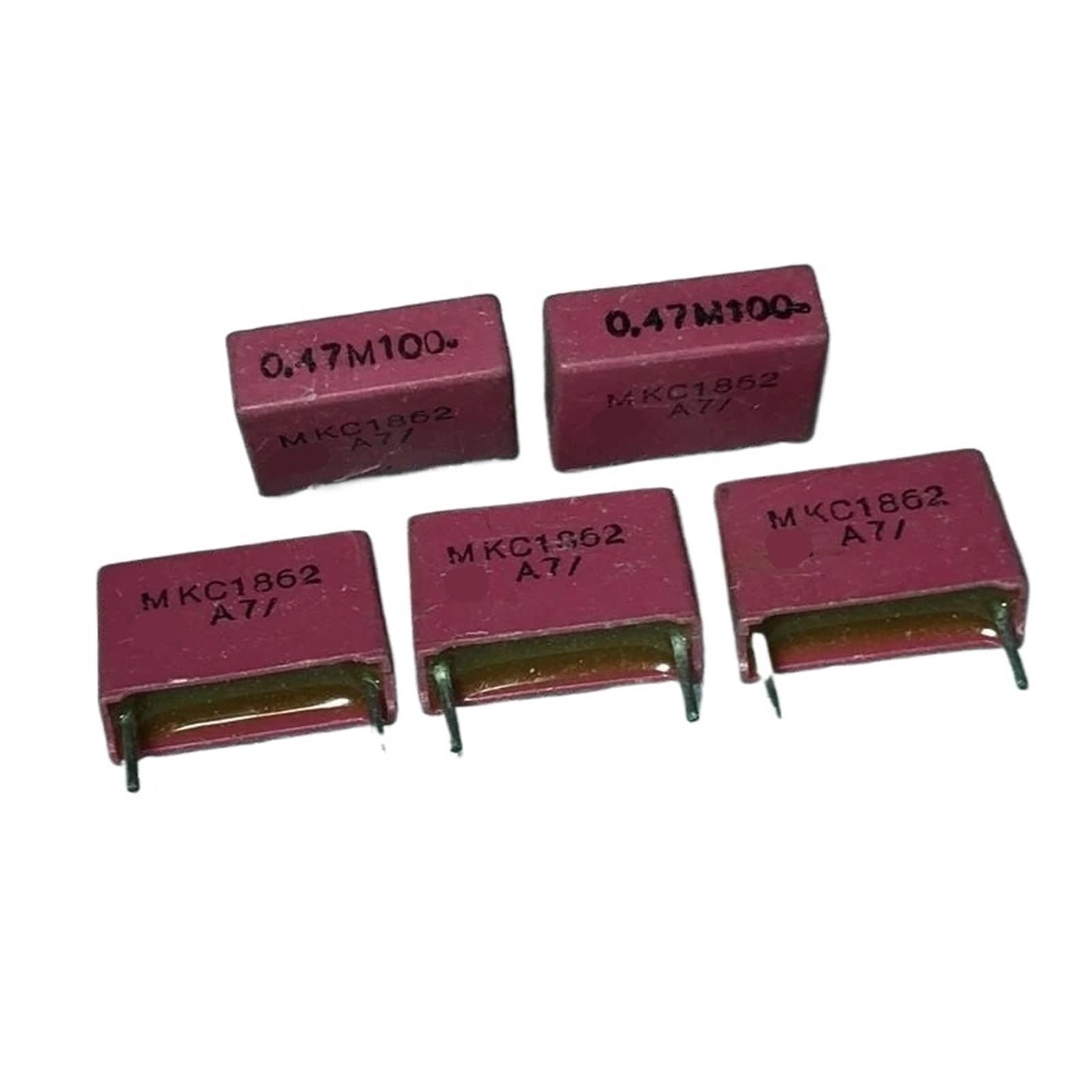 LEOTNNDQ 10pcs MKC1862 0.15UF 0.47UF 10UF 100V Capacitor(MKC1862 10uf 1pcs)