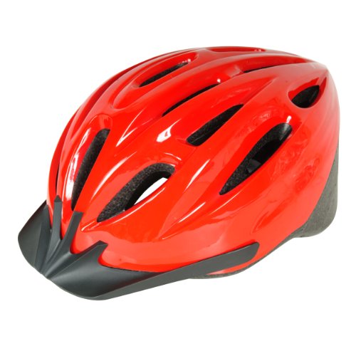 Cycle Force 1500 ATB Cycling Helmet, Red, Adult (56-60 cm)