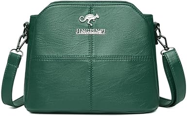 Bolsa Feminina Transversal de Couro, Bolsa Tiracolo Média ou Pequena, Estilo Carteiro, Bolsa de Lado Feminina Elegante, Bolsas Femininas de Mão e Ombro Casuais