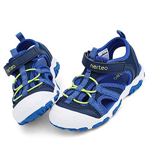 Nerteo NT190703NAVYROYALBLUE23 Boys Sandals Toddler cover