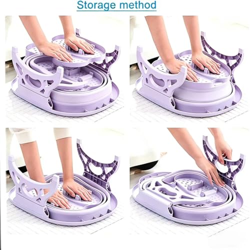 Spa de pies plegable con masaje y diseño compacto miniatura 6