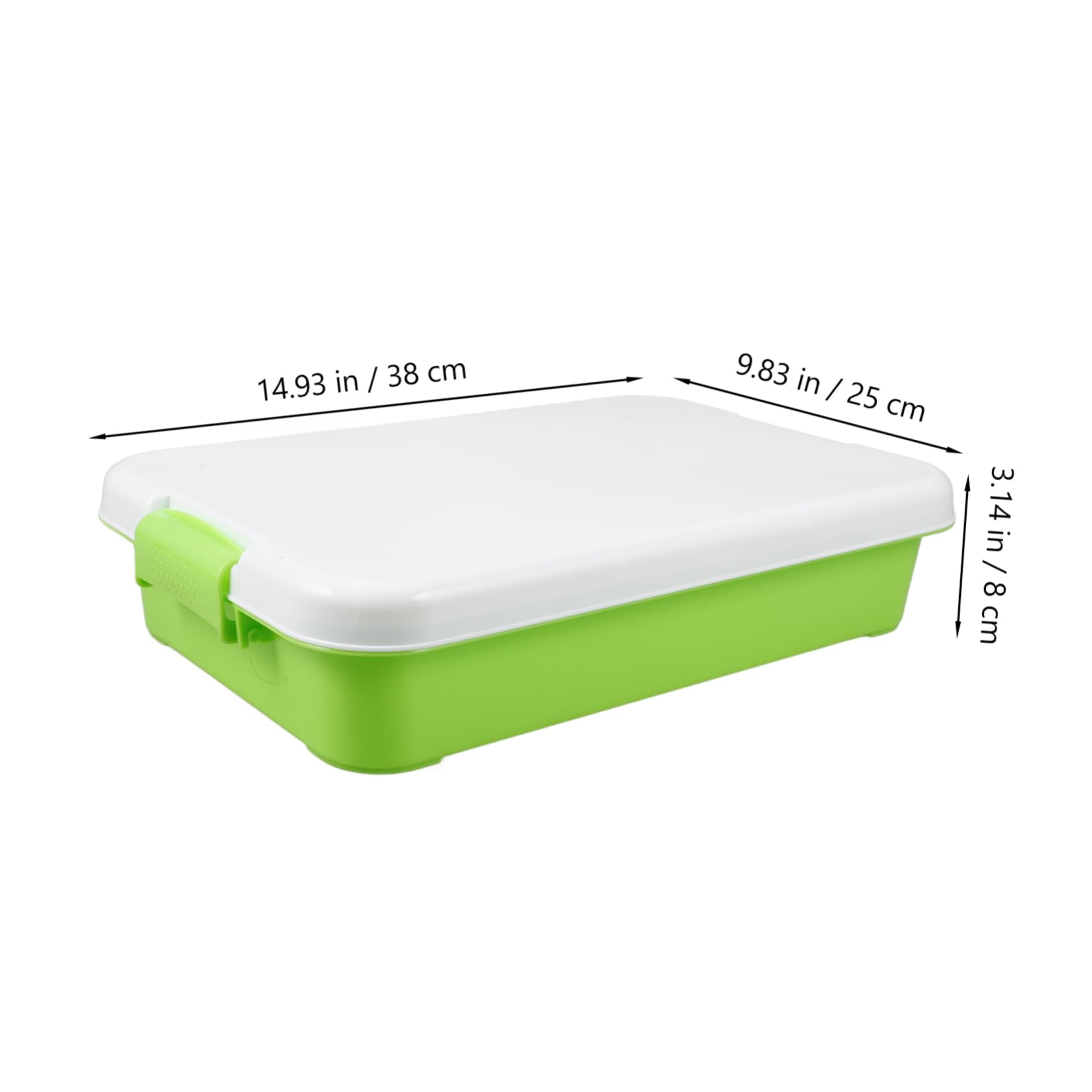 ORFOFE Portable Sandbox Storage Box with Lid Outdoor Activities Organizer Small Plastic Sand Tray for Versatile Use for Beach and Backyard Play Convenient Storage