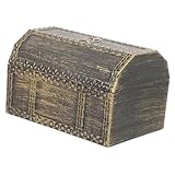 POPETPOP Caja Cofre Pirata Miniatura Vintage Almacenaje Joyería Pequeña Decorativa para Fiesta Temática y Regalo Infantil