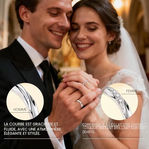 Bague ouverte réglable hypoallergénique argent | Solution pour doigts sensibles