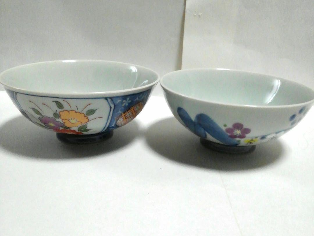 Amazon.co.jp: 有田焼 西峰作 古染絵変り 茶漬碗揃え 5客セット 木