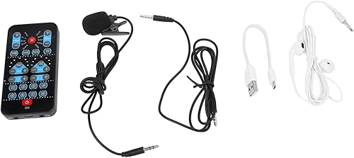 Miniatura 9 de ASHATA Tarjeta de sonido en vivo, cambiador de voz de mano, mini dispositivo cambiador de voz, 8 efectos de sonido fijos, Plug and Play, grabación