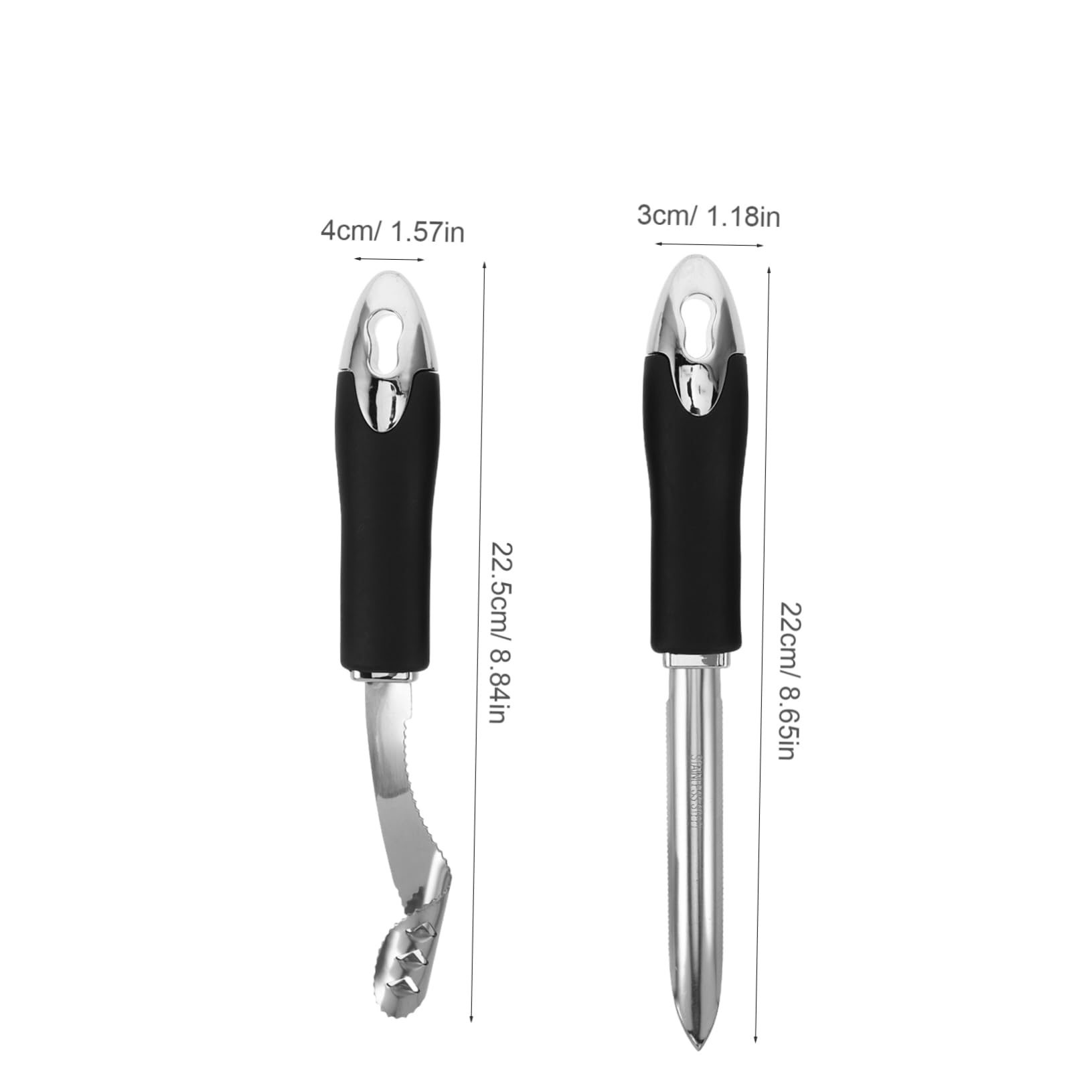 Gatuida Descorazonador Inoxidable Para Pimientos Y Verduras Herramienta Para Extraer Y De Chiles Y De Usar 2 Piezas X 4