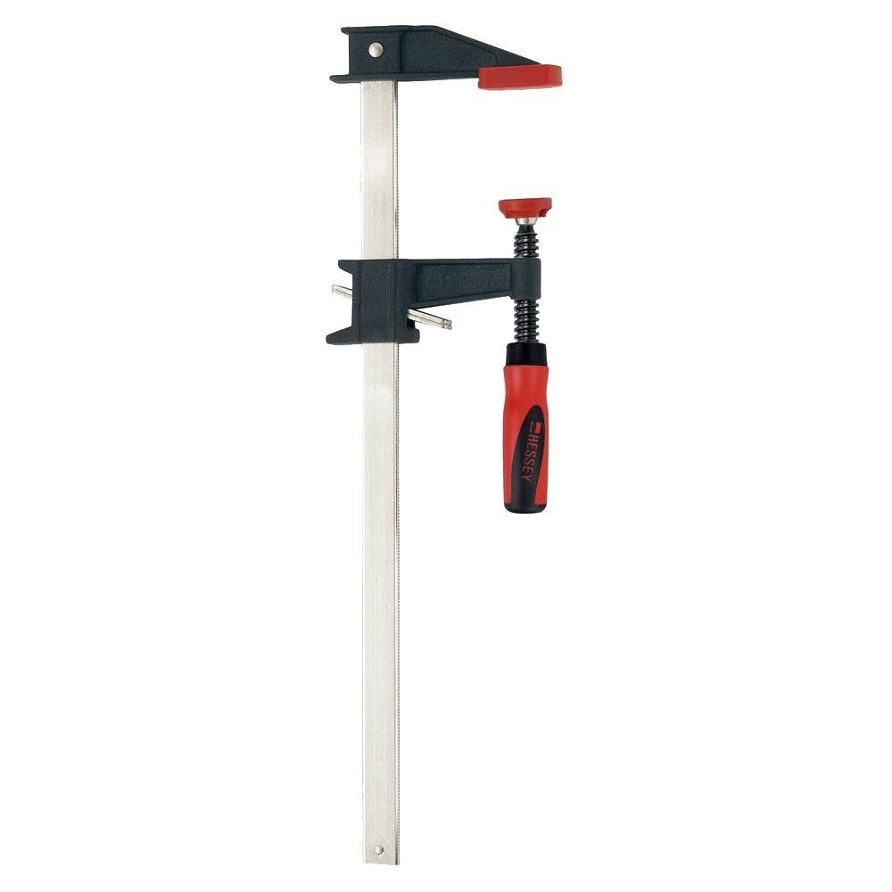 BESSEY Clutch Style Bar Clamp, 6 Inch Capacity 3-1/2 Inch Throat with 2K Handle
