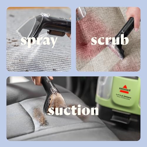 image for BISSELL Little Green Mini Cordless Portable Carpet and Upholstery Deep