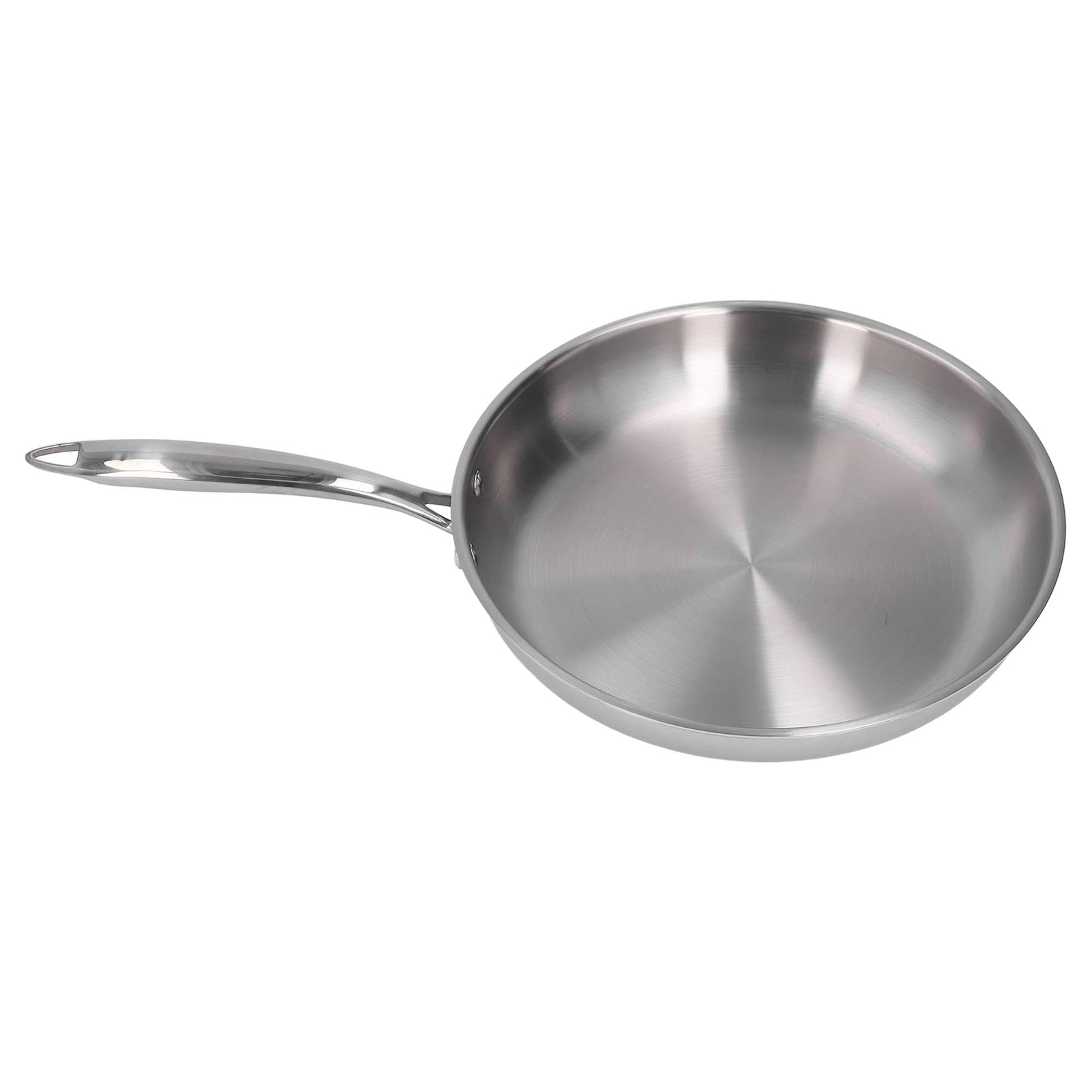 SIXRUN Padella in Acciaio Inox, 28 Cm 3 Strati (28CM)