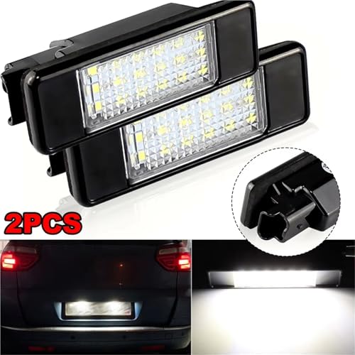 Luz de matrícula LED Canbus para Peugeot 207CC 307 308 y 3008 2