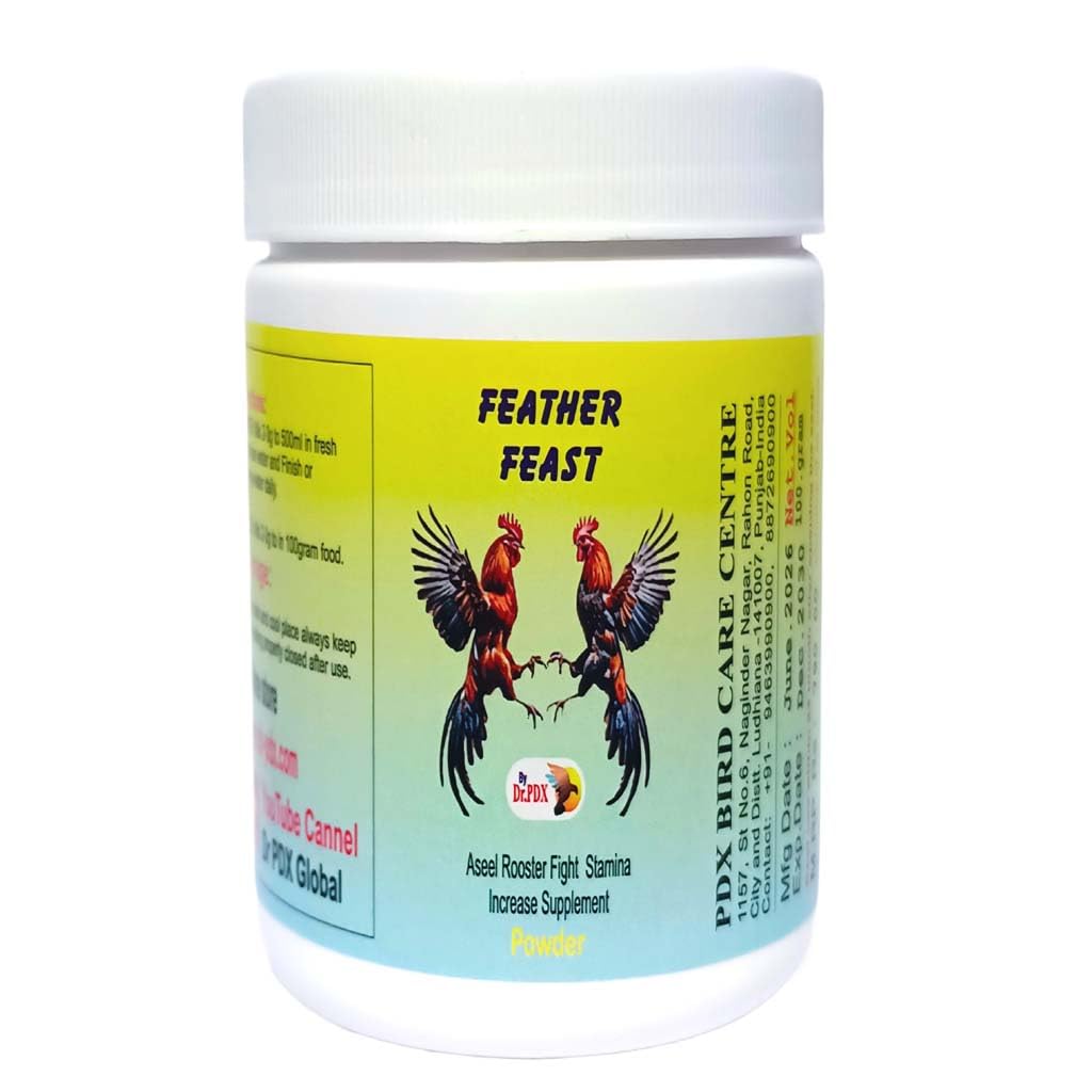 Rooster Fight Stamina Booster Feather Feast Powder, Strength and Endurance Support, 100g, By Dr. PDX-image-5