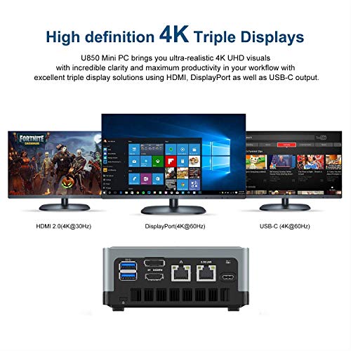 Mini-PC-Intel-Core-i5-10210U-16GB-RAM-512GB-PCie-SSD-Graficos-Intel-UHD-Windows-10-Pro-M2-2230-WiFi-BT-51-HDMIPantallaUSB-C-2X-RJ45-4X-USB-30-Factor-de-Forma-Pequena