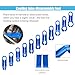 JOYCOURT Car Fuel Line Disconnect Removal Tools, Car Transmission Oil Cooler Line Remover Quick Disconnect Kit Includes 3/16 1/4 5/16 3/8 1/2 5/8 3/4 7/8 Inch for Ford, Mazda, Chrysler