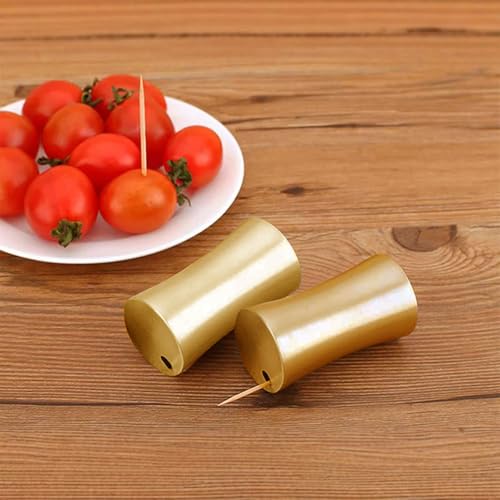 Stainless Steel Mini Toothpick Holder, Gold Slim Thickening Tooth Picks Lot Container for Dining Table Restaurant Home Use