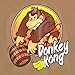 Nintendo Donkey Kong Boys Bomber Jacket Super Zip Up Jacket for Big and Little Kids Donkey Kong Varsity Jacket Casual Coat (Brown Size 7)