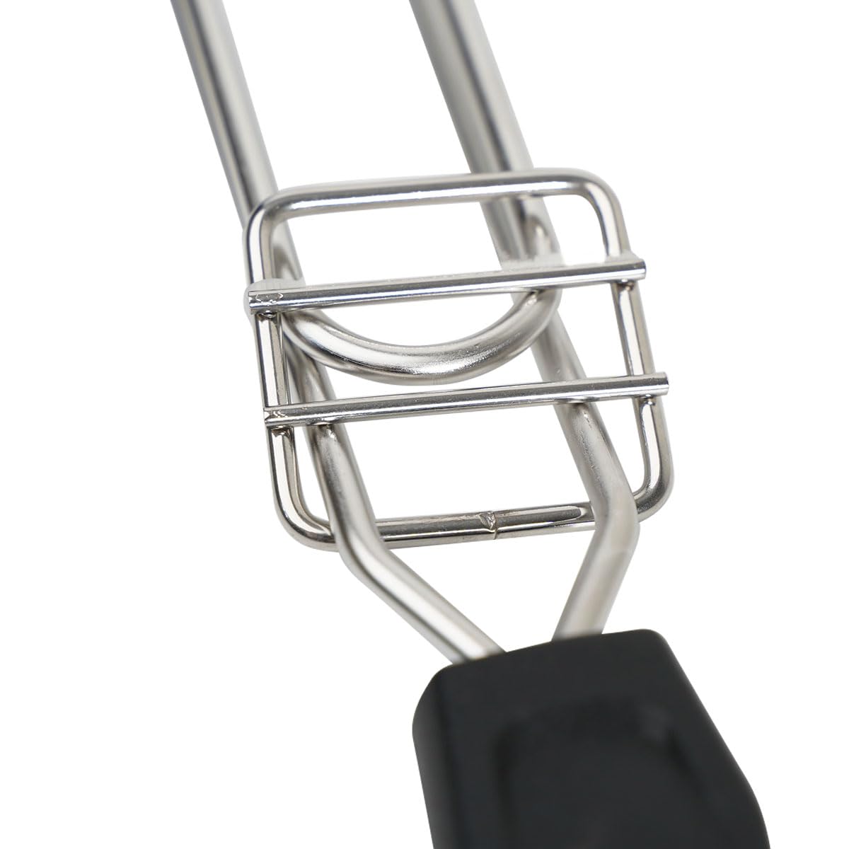 SANTOS XL Fischbräter 61,5cm - Edelstahl Fisch-Grillkorb - Fischhalter mit Hitzeschutzgriff - für Fische bis zu 33cm - Spülmaschinenfest - Fischgrillzange - optimale Grillergebnisse