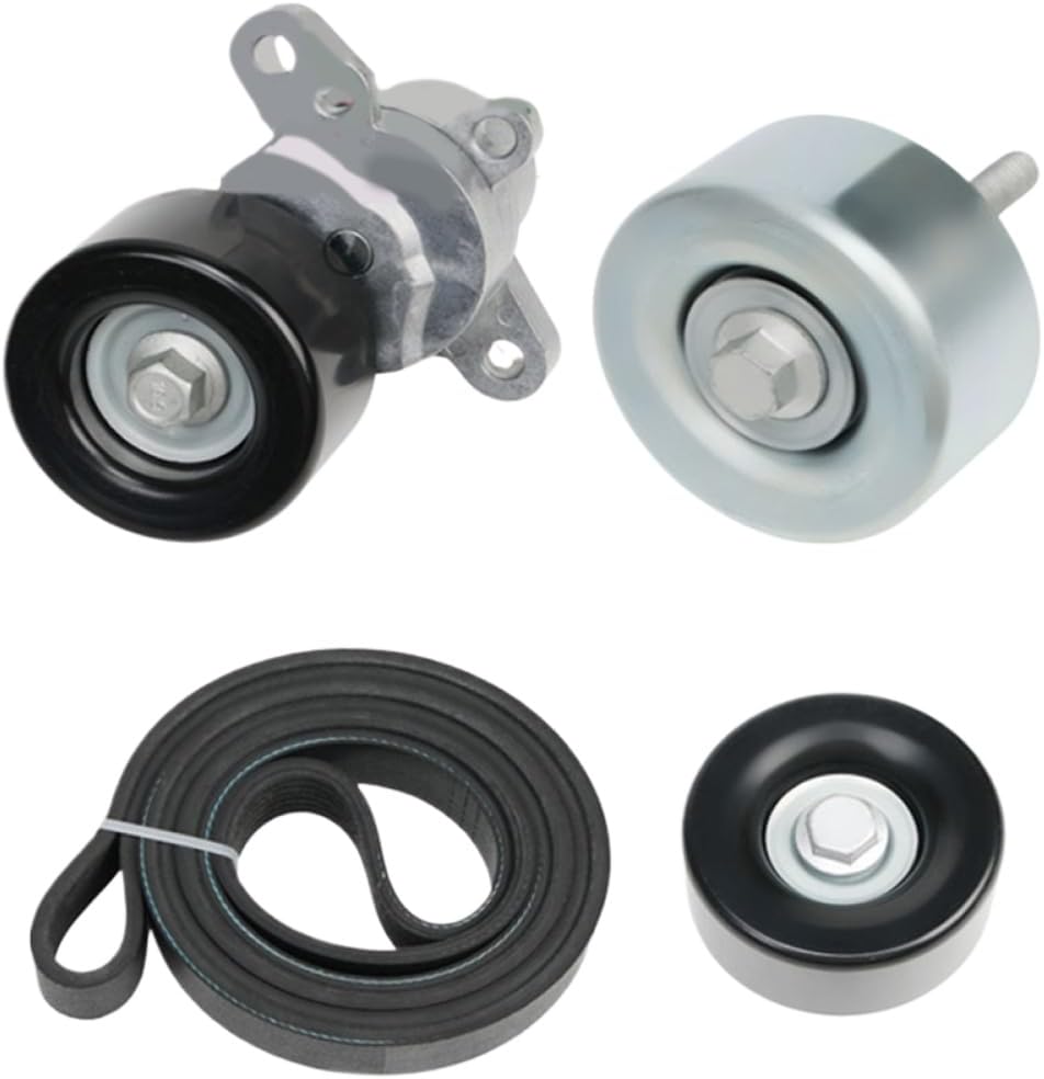 Drive Belt Tensioner Kit Replacement 39155 11955JA10D SK89676 SK107054 Compatible With Maxima 2009 2010 2011 2012 2013 2014 2015