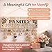 Gifts for Mom Grandma from Daughter, Unique Wooden Family Birthday Reminder Tracker Calendar Board Wall Hanging with 100 Tags, Best Gift Ideas for Christmas Birthday Mother's Day