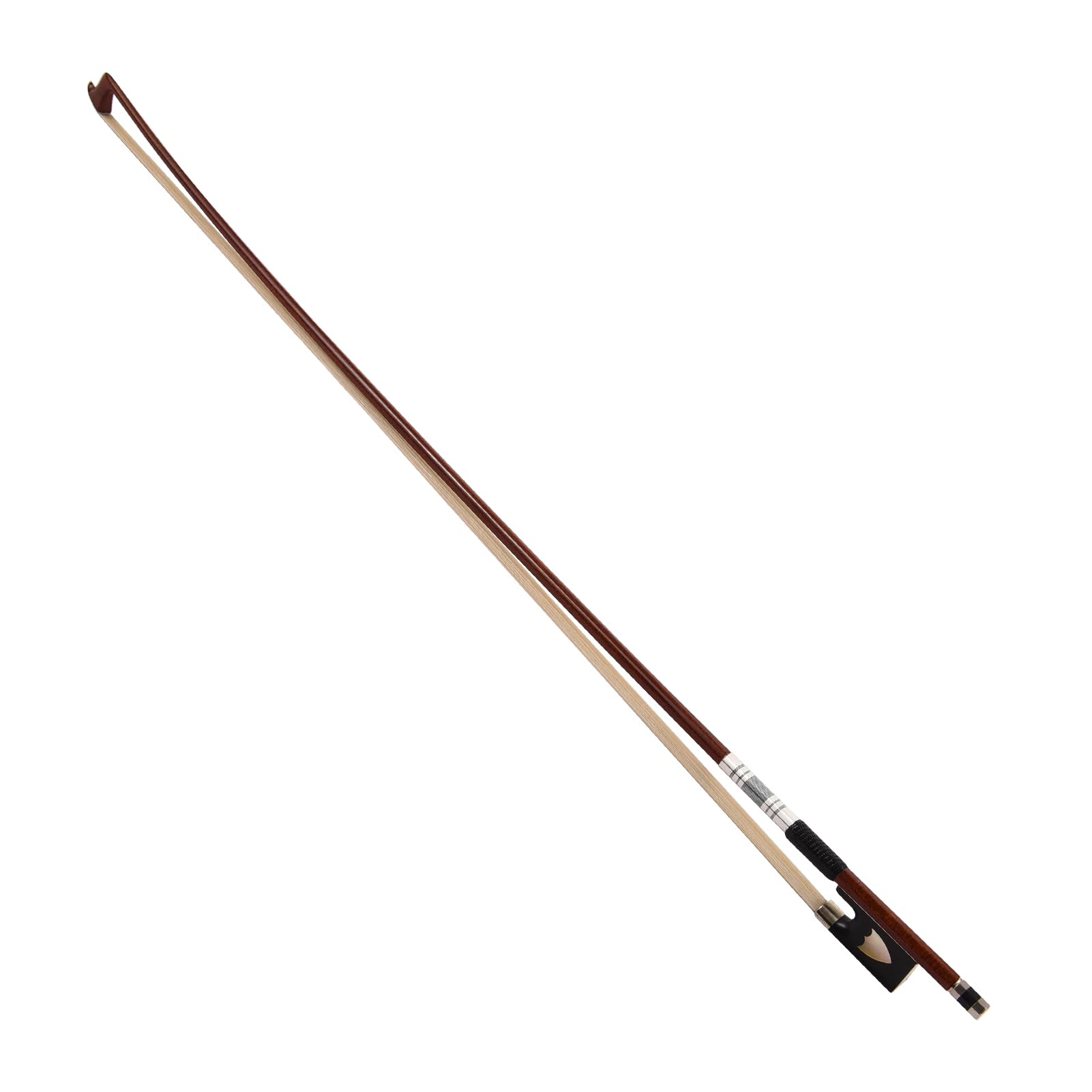 Arcos de Violín Tamaño Completo 4/4, Núcleo de Fibra Carbono, Híbridos, Piel Peranmbuco, Ligeros, Accesorios para Instrumentos Cuerda