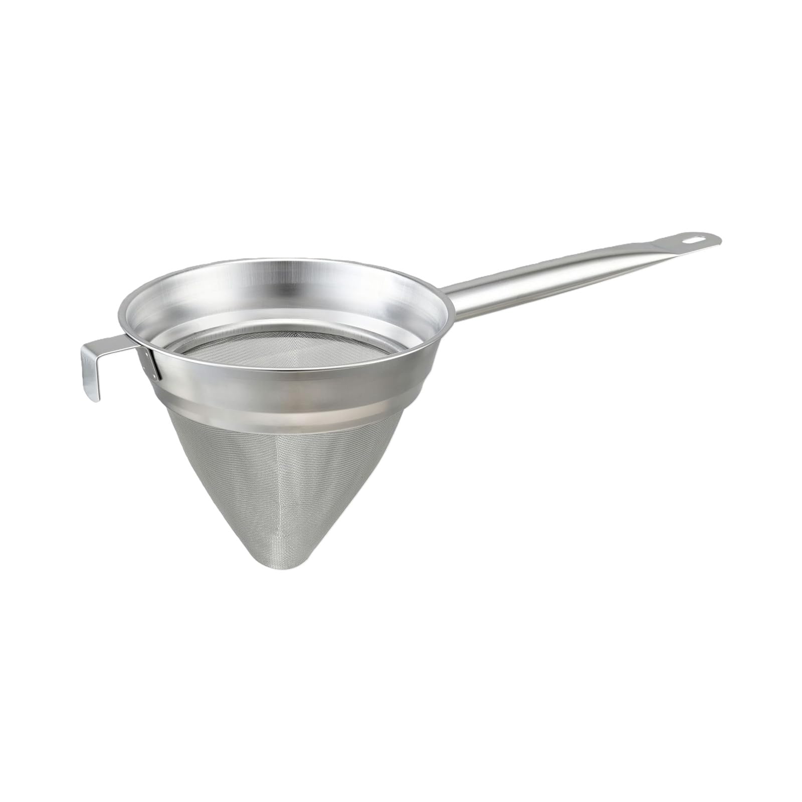 Btgghytr Professional Stainless Steel Conical Sieve Fine Meshes Coned Bouillon Strainer for Efficient Liquid and Particle Filtration Cooking Sieve