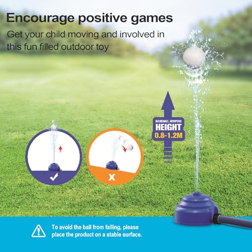 Juguetes de béisbol con rociador para tardes de piscina y playa 3
